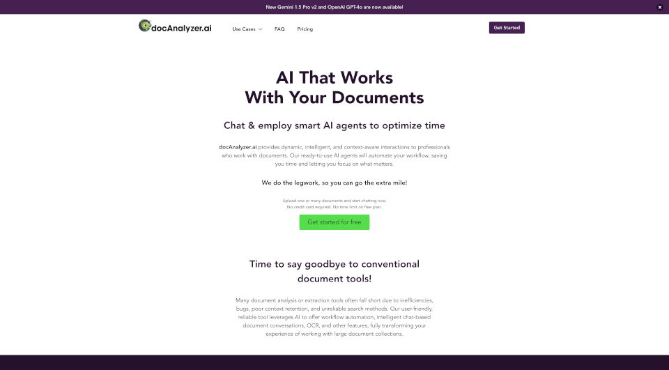 DocAnalyzer ai Smart AI For Document Handling And Automation 
