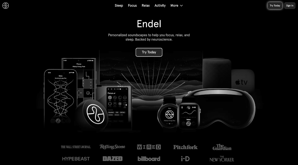 Endel Personalized Soundscapes For Focus Relaxation And Sleep 