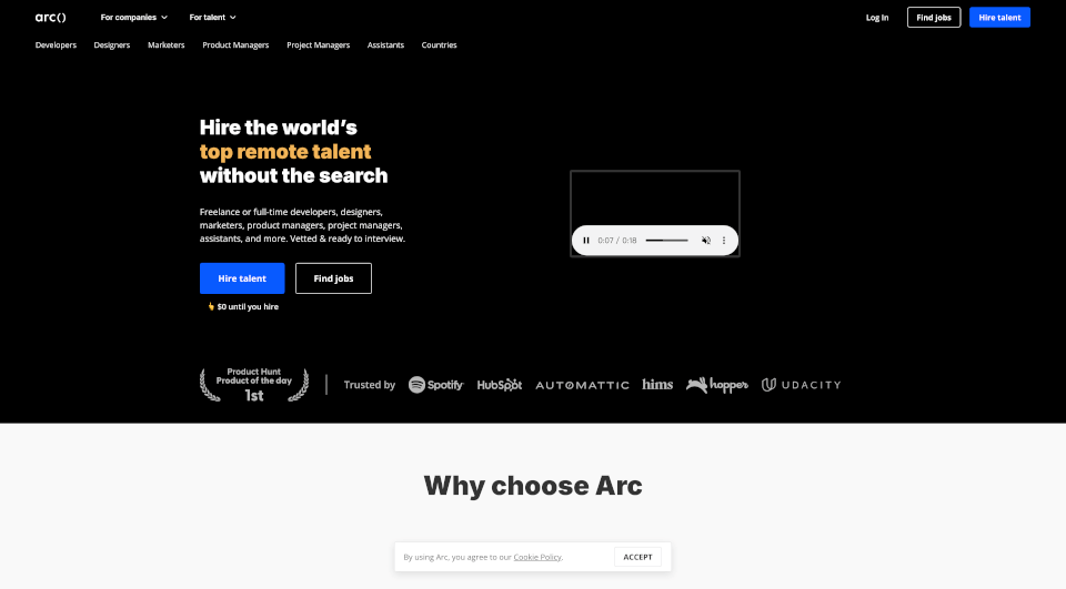 Hire Top Remote Talent Developers Designers Marketers Arc 