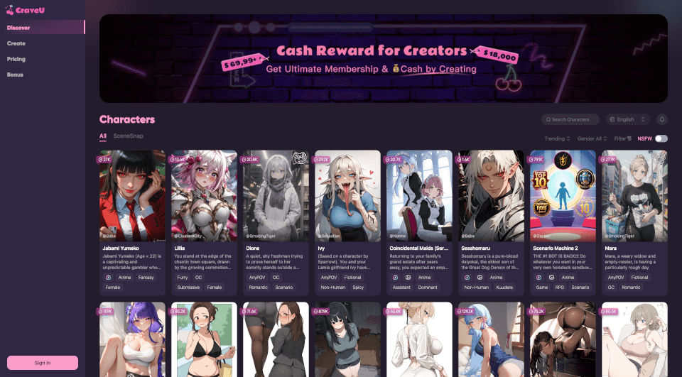 CraveU AI