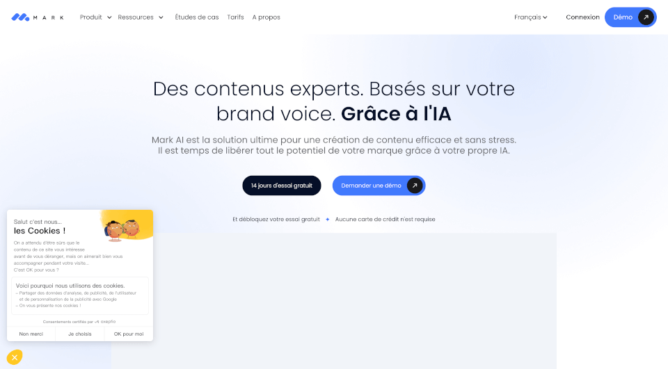 Mark AI: Content that Matches Your Brand Voice