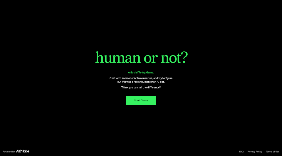 Human or Not?