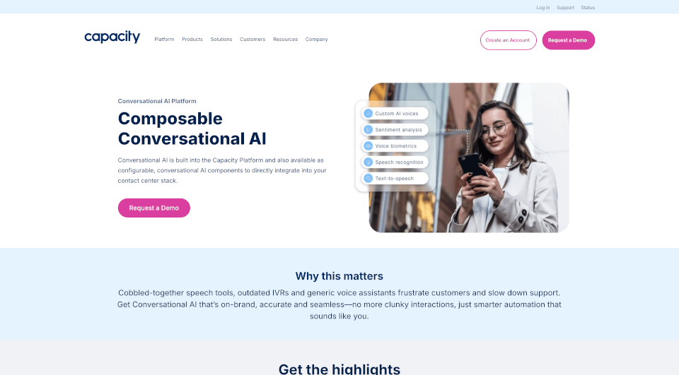 Capacity Conversational AI Software