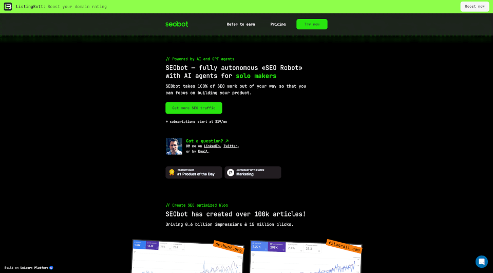 SEO Bot AI