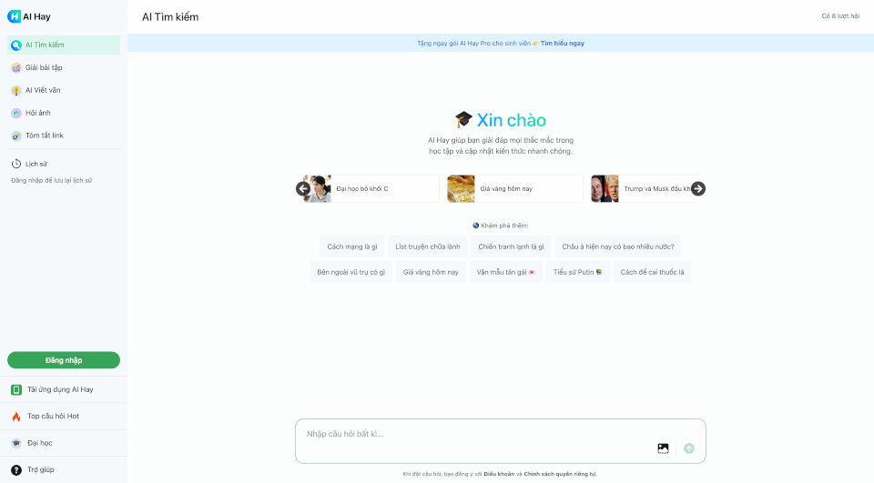 Hỏi đáp AI Hay