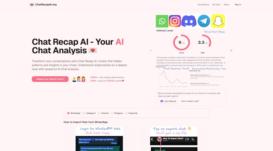 Chat Recap AI