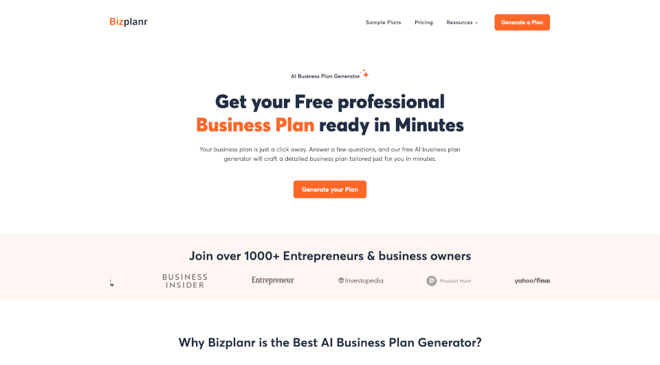 Bizplanr