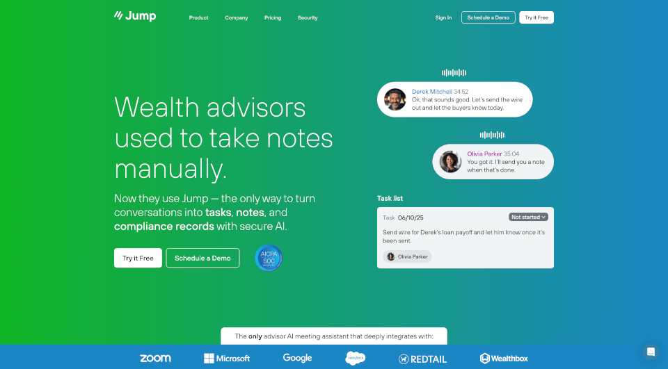 Jump | AI for Financial Advisors