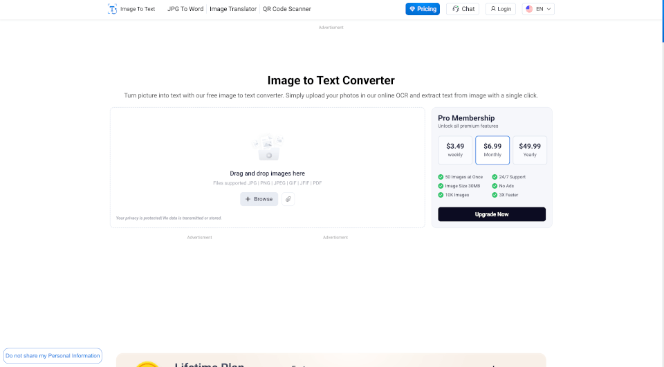 Image to Text converter
