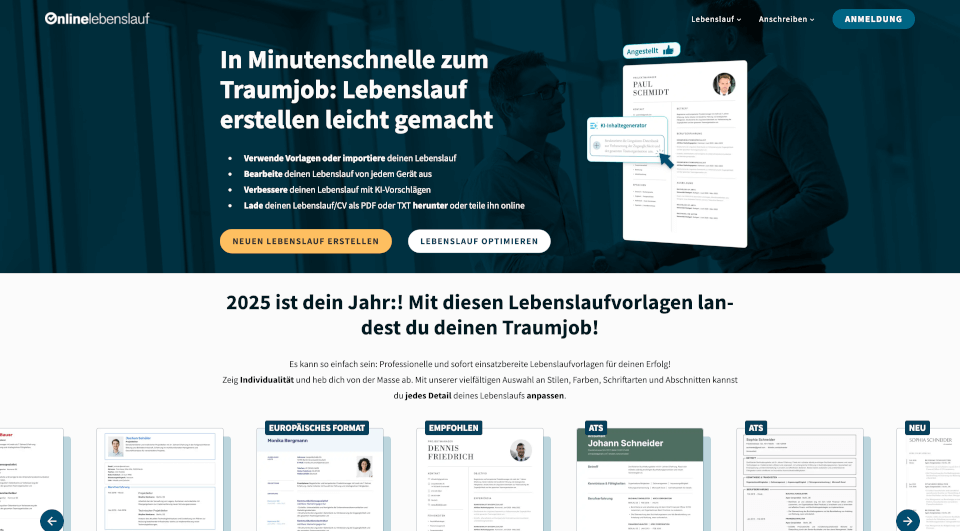 OnlineLebenslauf