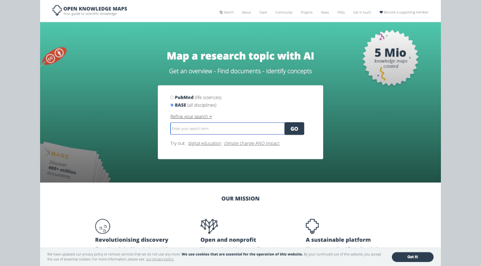 Open Knowledge Maps
