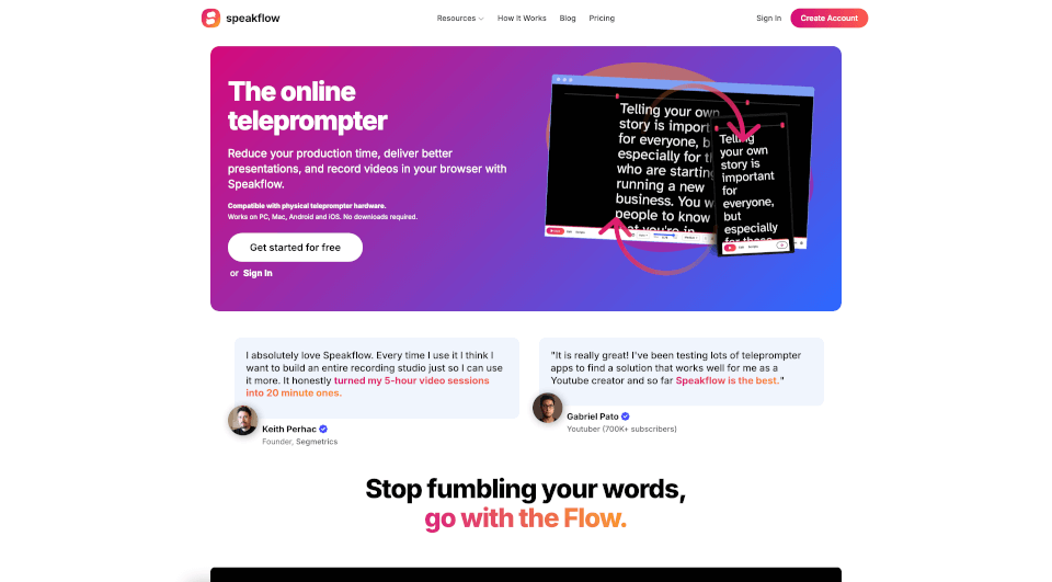 Speakflow
