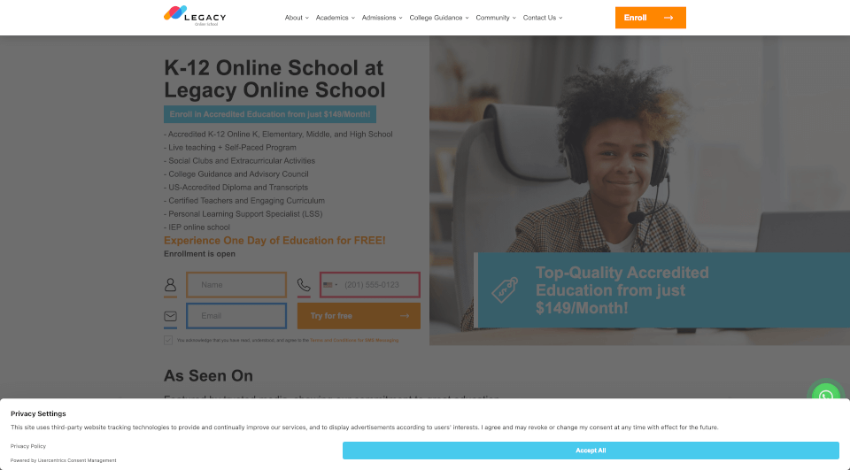 Legacy Online School