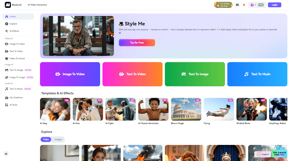 Media AI Generator
