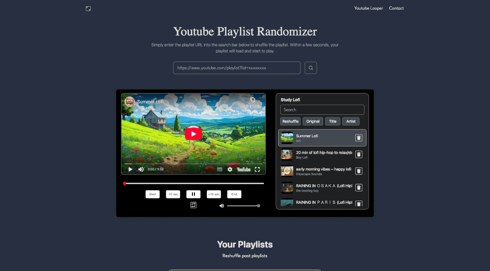 Playlist Randomizer
