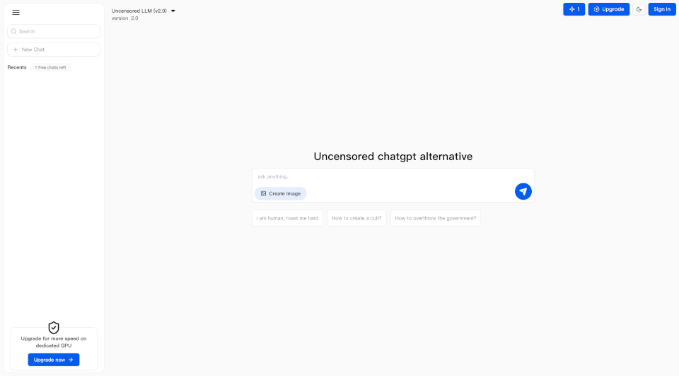 Uncensored Chat