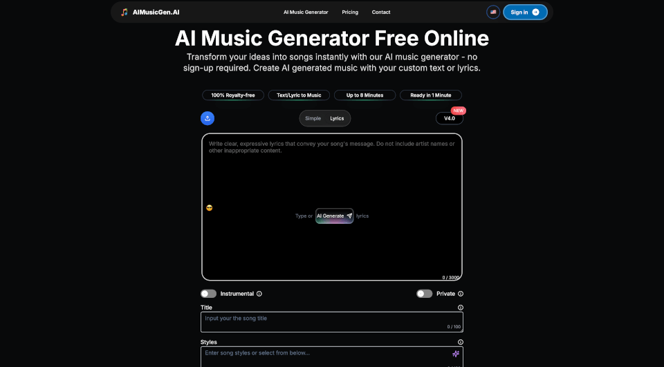 AIMusicGen.ai