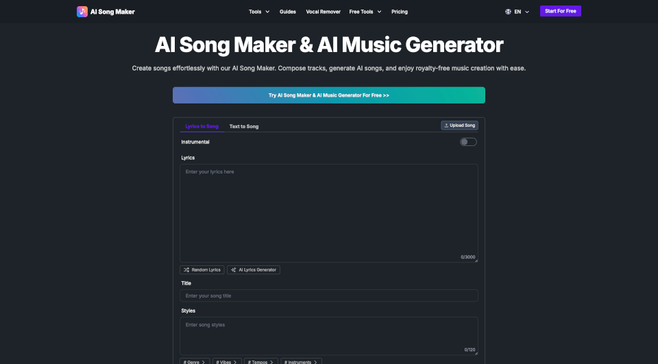 AI Song Maker