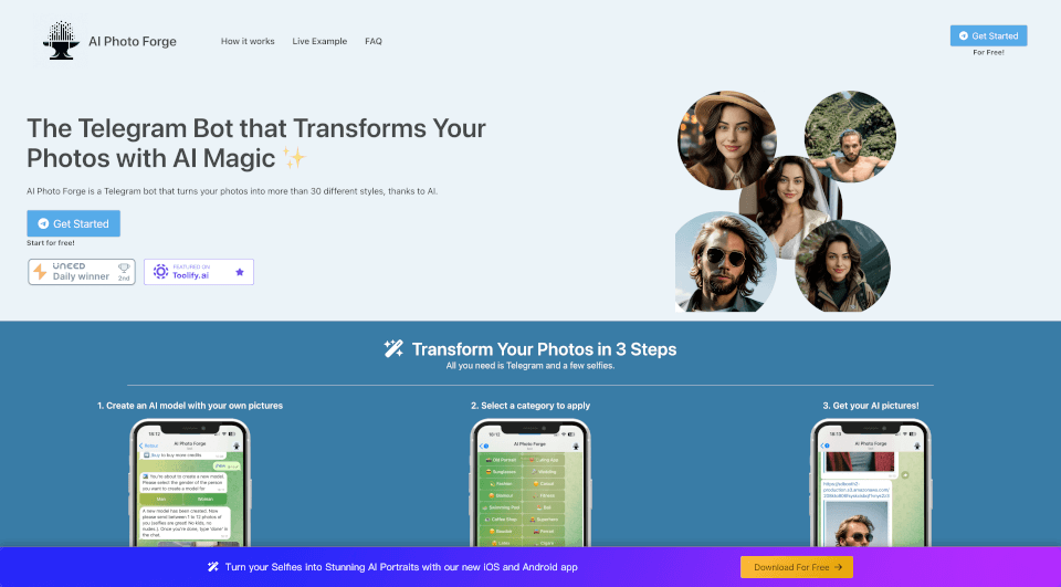 AI Photo Forge