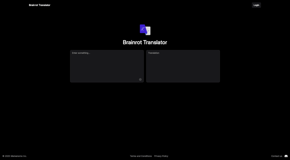 Memenome Brainrot Translator