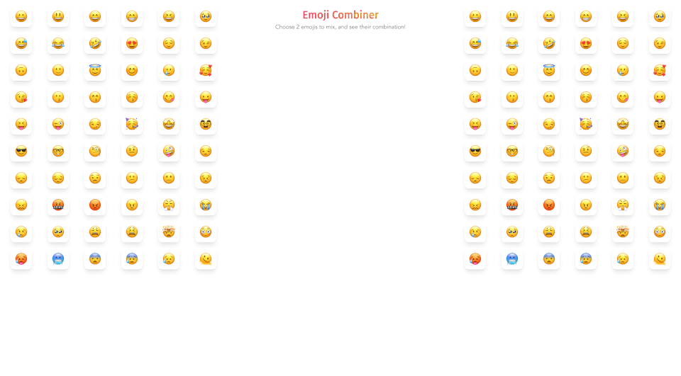 Emoji Combiner