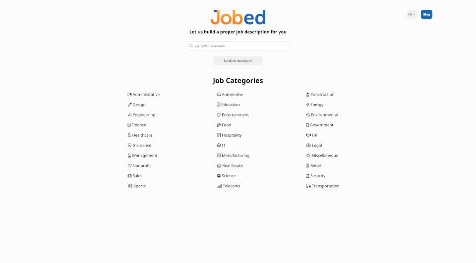 Jobed