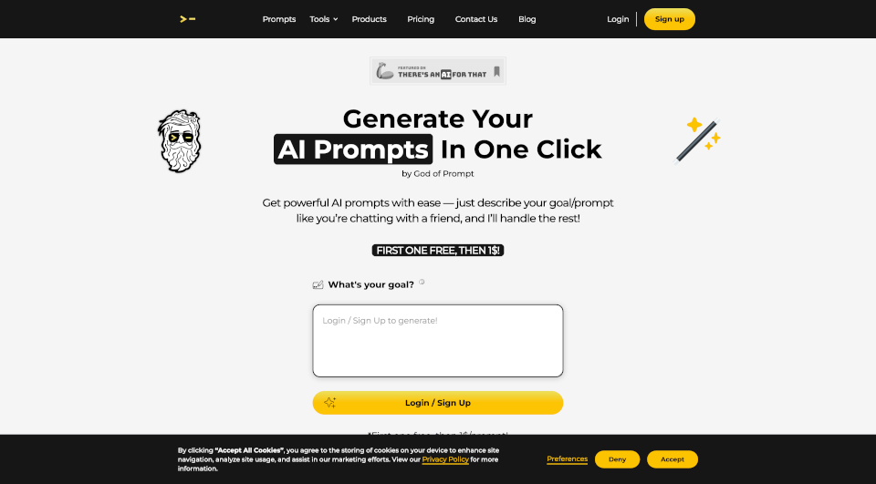 AI Prompt Generator by God of Prompt