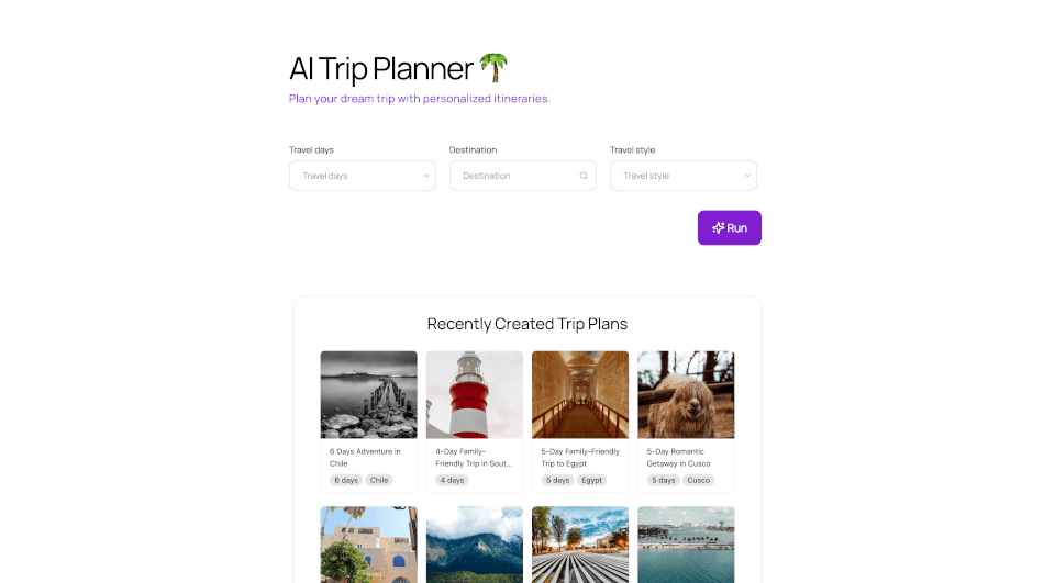 AI Trip Planner