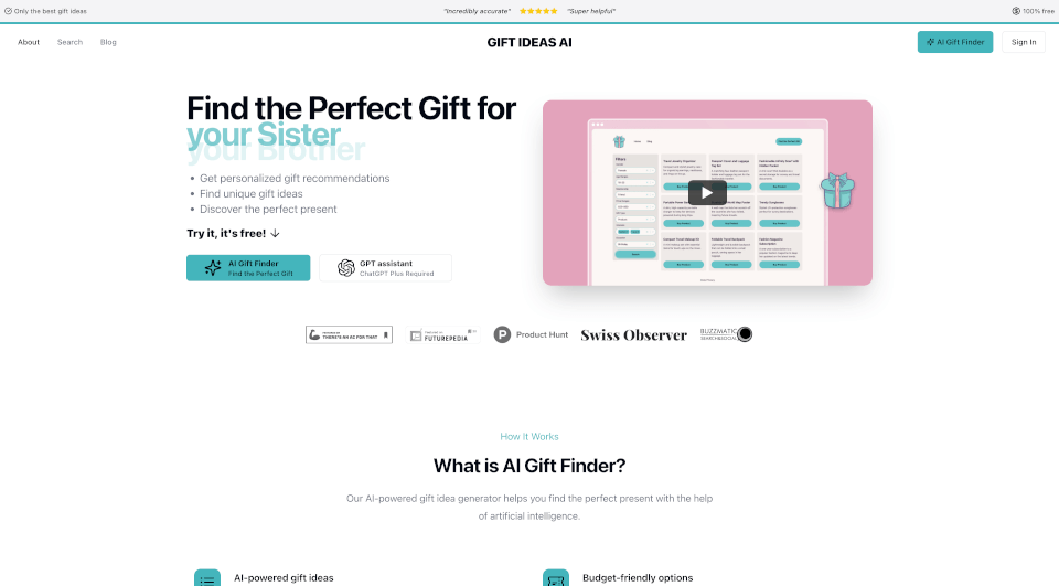 Gift Ideas AI