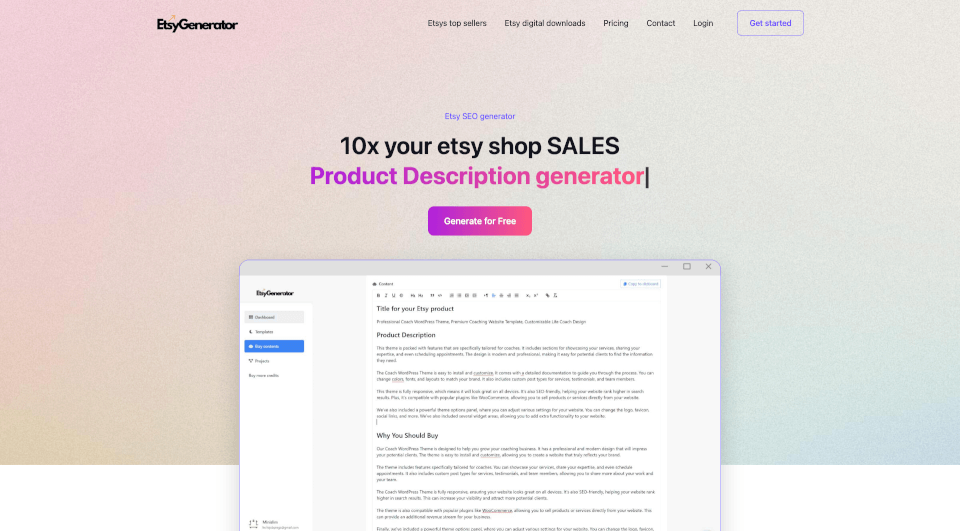 EtsyGenerator
