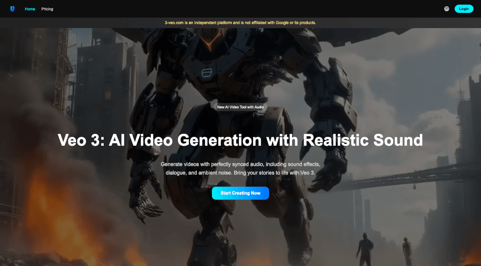 Veo 3 video generator