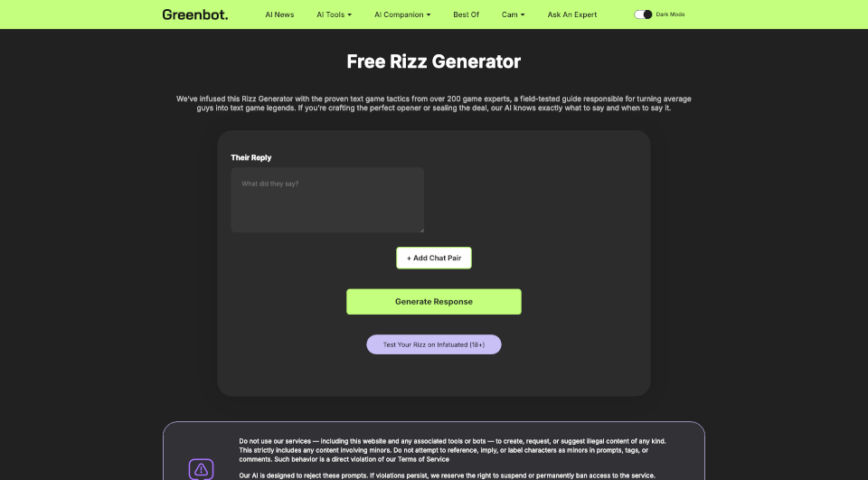 AI Rizz Generator
