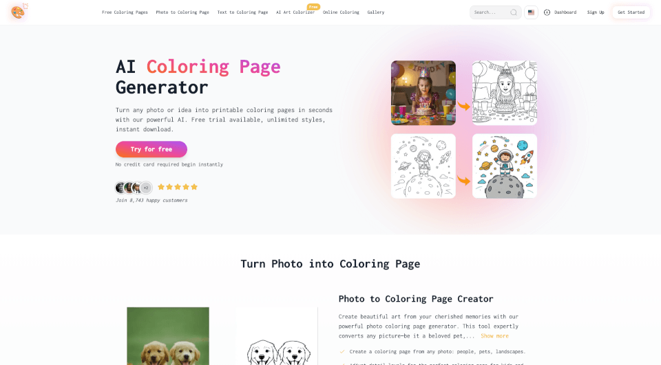 Best Coloring Pages AI