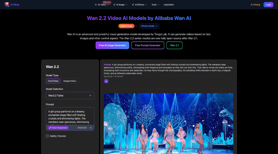 wan ai video generator