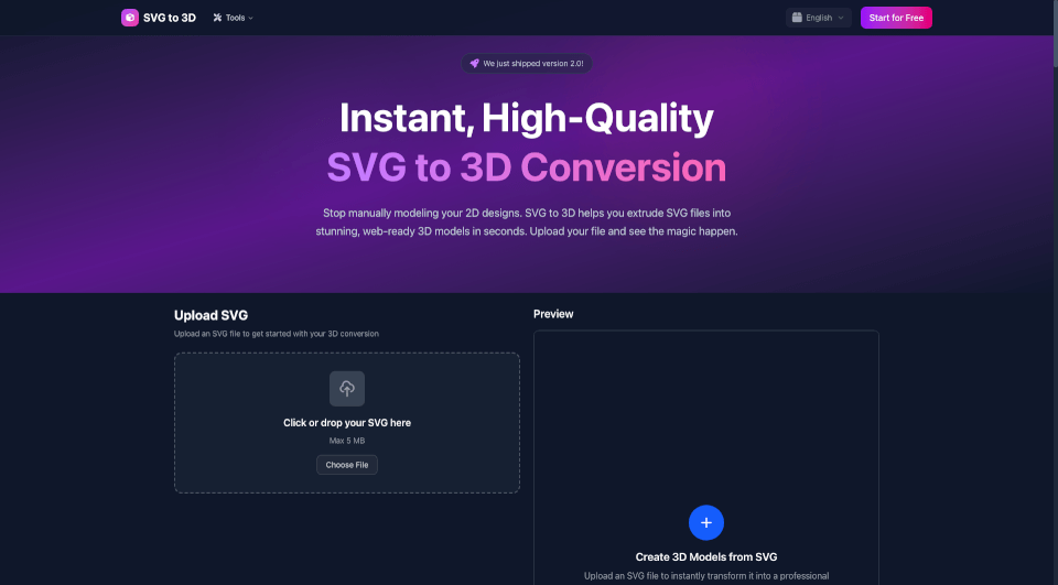 SVG to 3D