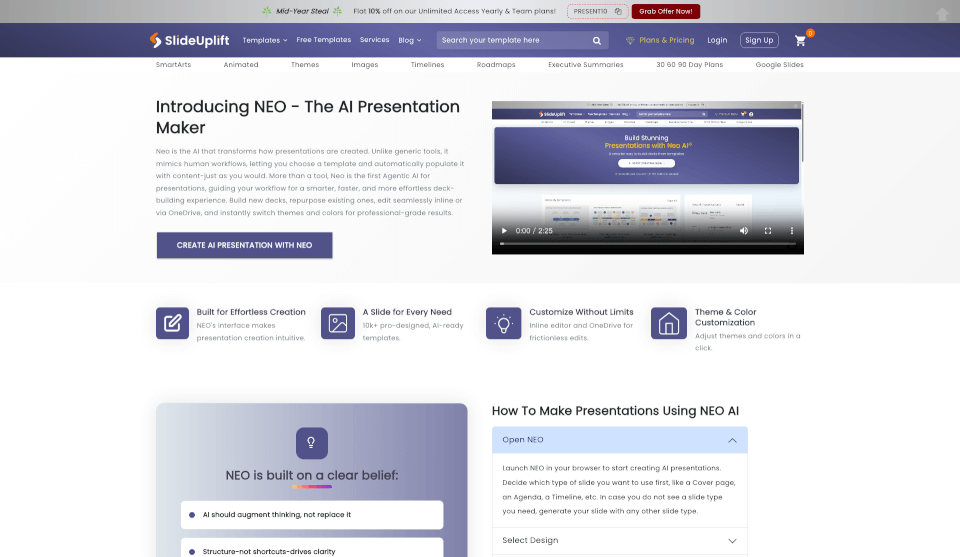 Neo AI Presentation Maker