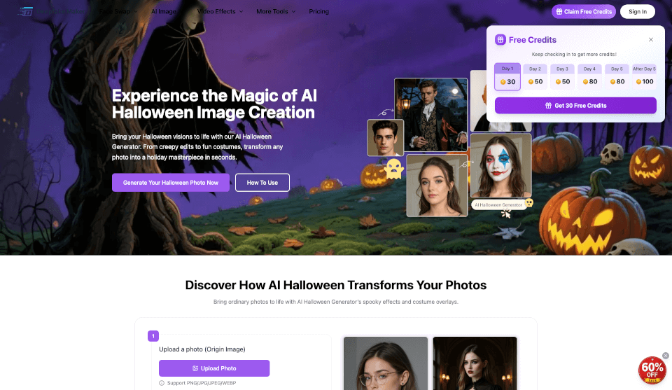 Deepfake Maker AI Halloween
