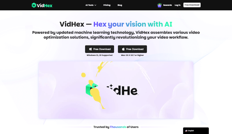 VidHex AI Video Enhancer