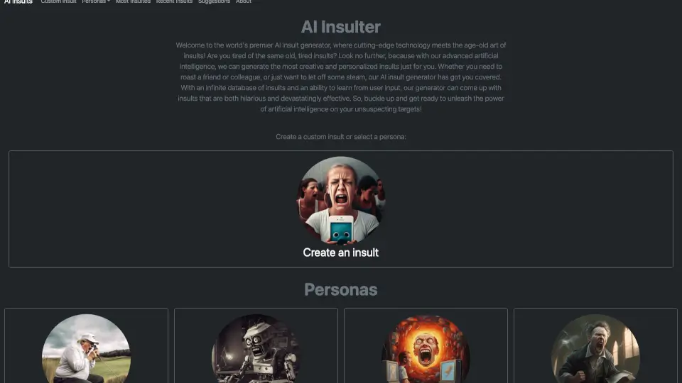 AI Insult Generator