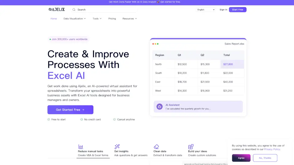 AI Excel Tools & Google Sheets - AI Excel Formula Generator - Bot