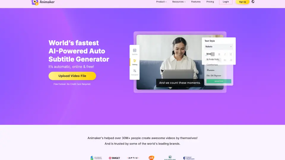 Animaker’s Subtitle Generator