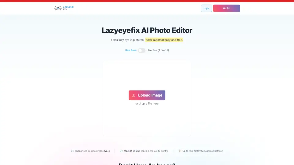 Lazyeyefix AI Photo Editor
