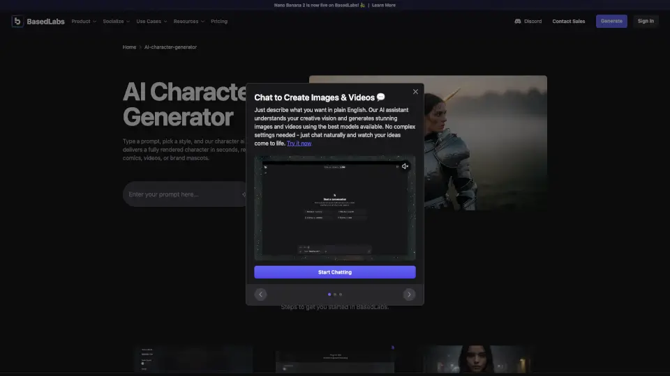 BasedLabs AI Character Generator