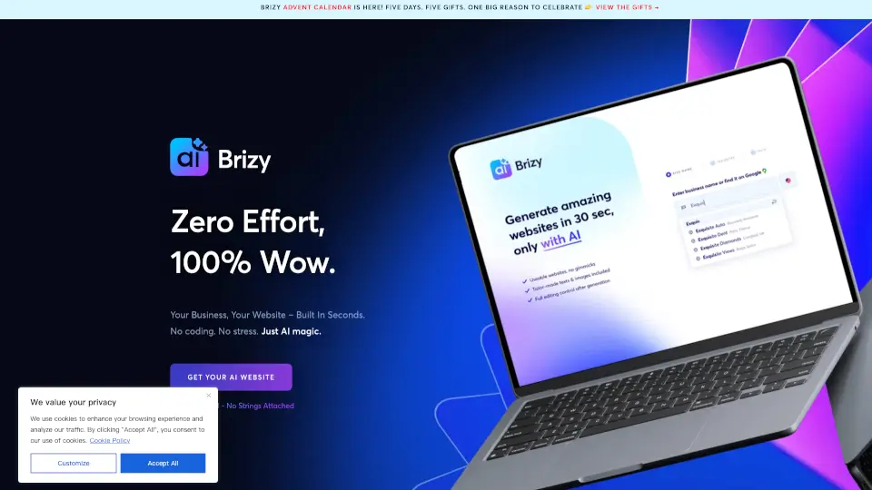Brizy AI Website Builder