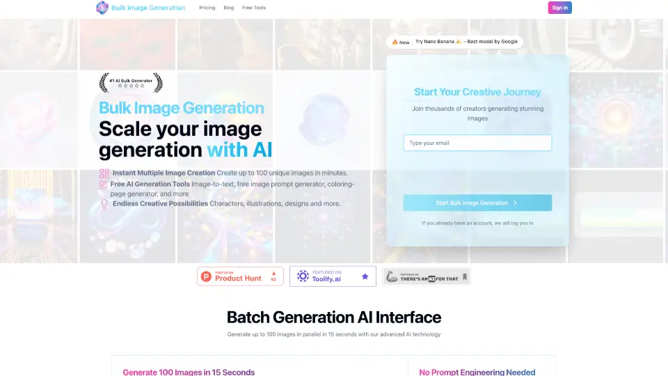 Bulk Image Generation