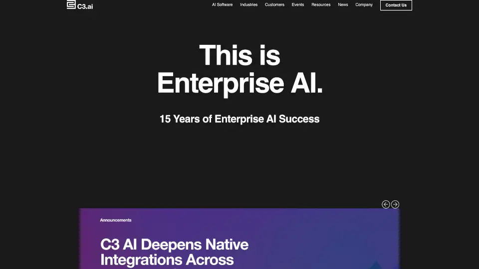 C3 AI - Enterprise AI