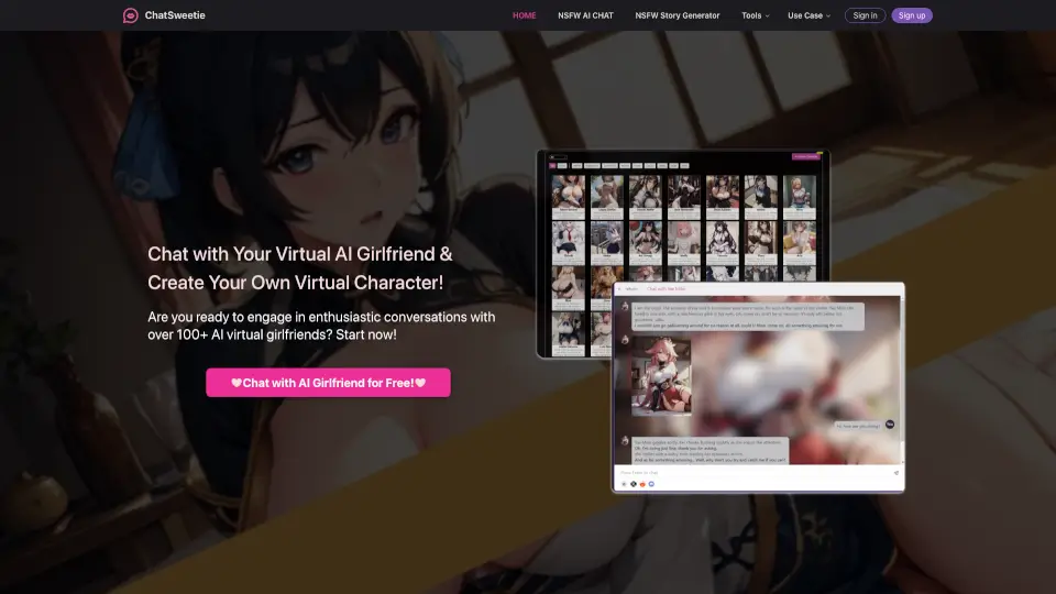 ChatSweetie - AI Girlfriend Online
