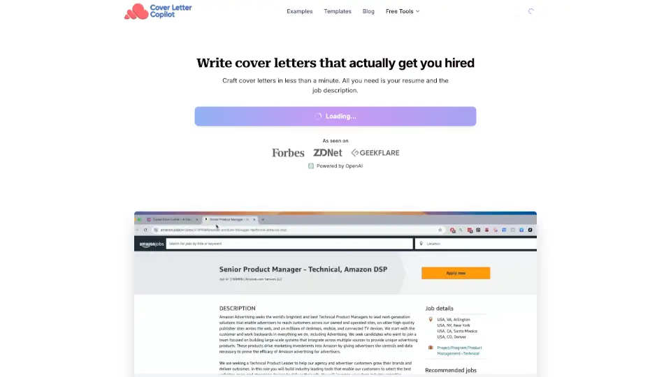 Cover Letter Copilot
