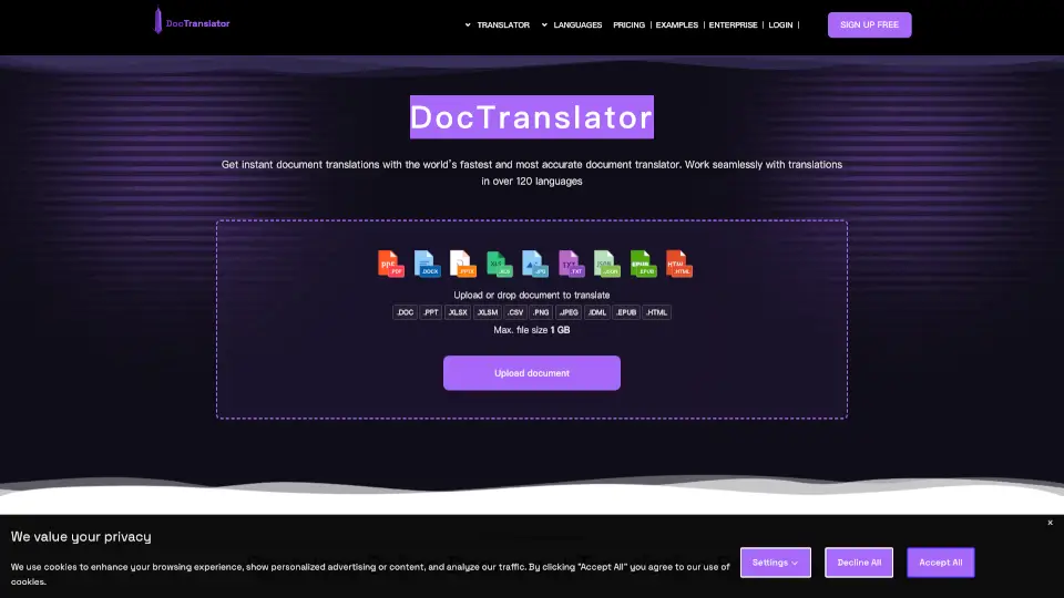 Free Doc Translator