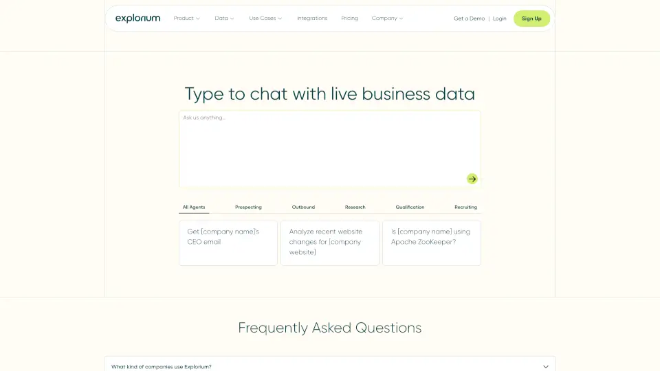 Explorium MCP Playground